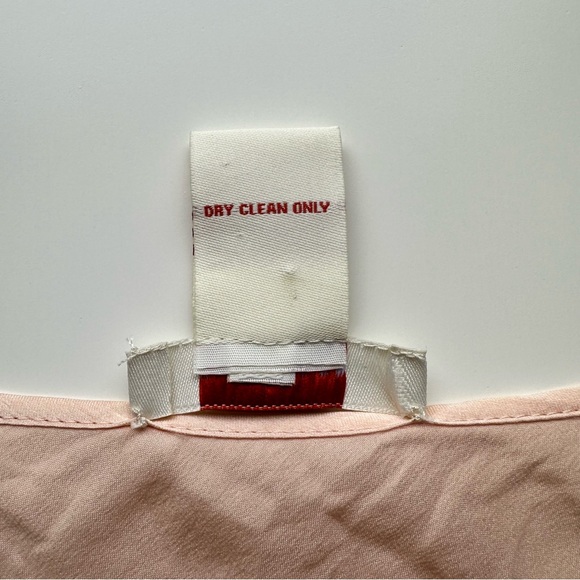 Sundance Silk Tunic Top Light Pink Long Sleeves Women’s Size XL *MinorMarks - Picture 4 of 6